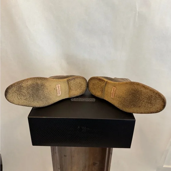 Saint Laurent Suede Chelsea Boots - Picture 10 of 15